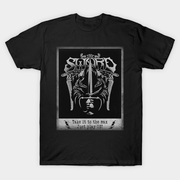 The Sword Band - Vintage Postcard T-Shirt by j.adevelyn